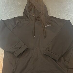 Nike Black Hoodie with Silver Swoosh